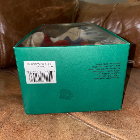 NWT NIB Starbucks® 118th Ed. Bearista® Girl Bear - Pink Trapper Sherpa Hat - Picture 15 of 16